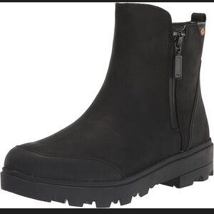 Bogs Holy Zip leather boots waterproof rain boot size US 9 NWT